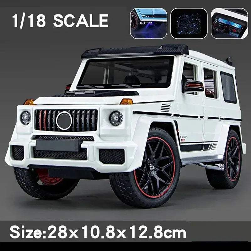 1:18 Diecast Alloy Mercedes G800 Off Road SUV With Sound And Lights - Image 7