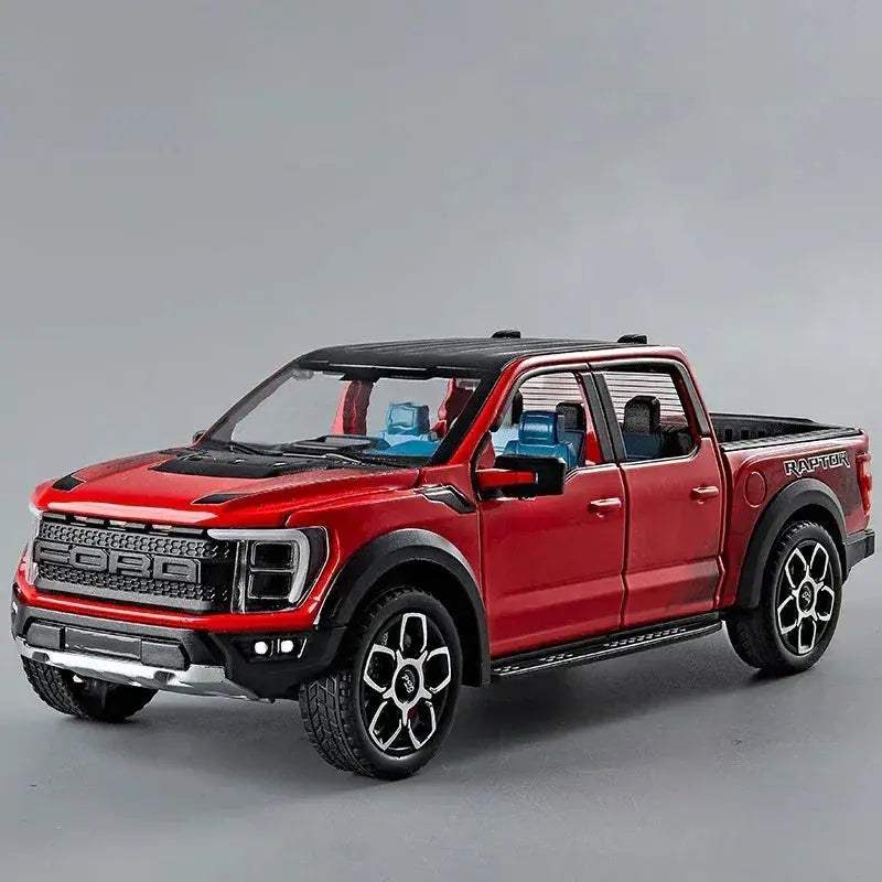 1:20 Ford Raptor F-150 Diecast Truck With Sound And Light - Image 11