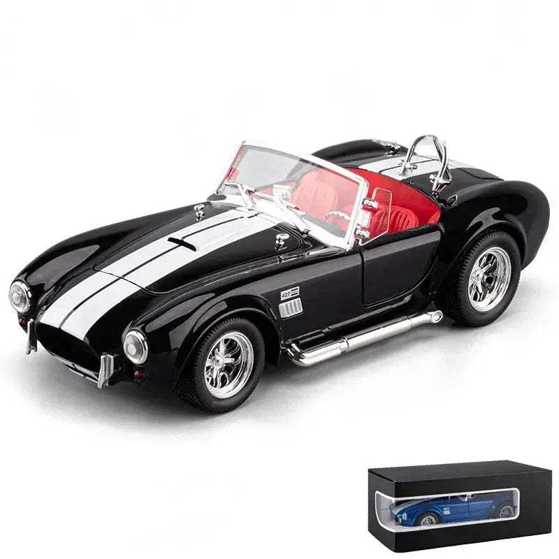 1:24 Ford Shelby Cobra 427 Roadster Die Cast Alloy Model With Sound And Light - Image 14