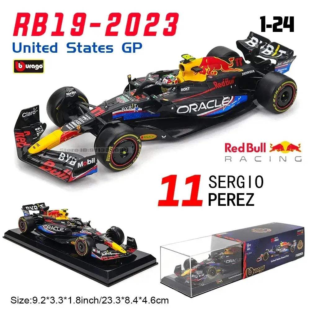 1:24 Licensed Diecast F1 Car Model Red Bull Racing - Image 23