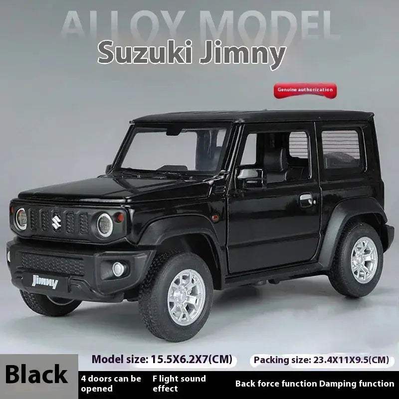 1:24 Scale Diecast Suzuki Jimny Off Road SUV Metal With Sound And Light - Image 11