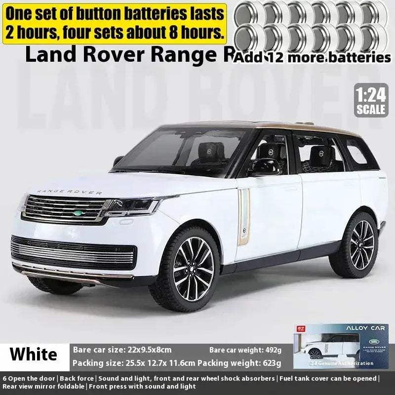 1 24 Scale Land Rover Range Rover SV2022 Diecast Metal Car With Sound And Light - Image 9