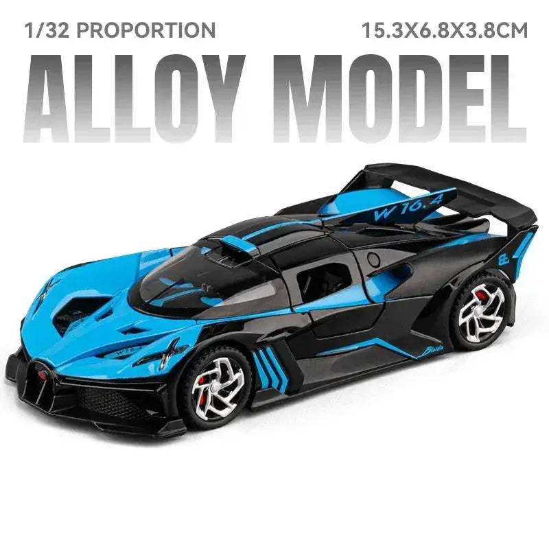 1:32 Bolide Alloy Diecast Sports Car With Sound And Light - Image 17