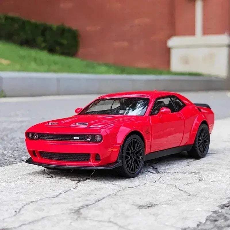 1 32 Die Cast Metal Dodge Challenger Hellcat Redeye With Sound And Light - Image 7
