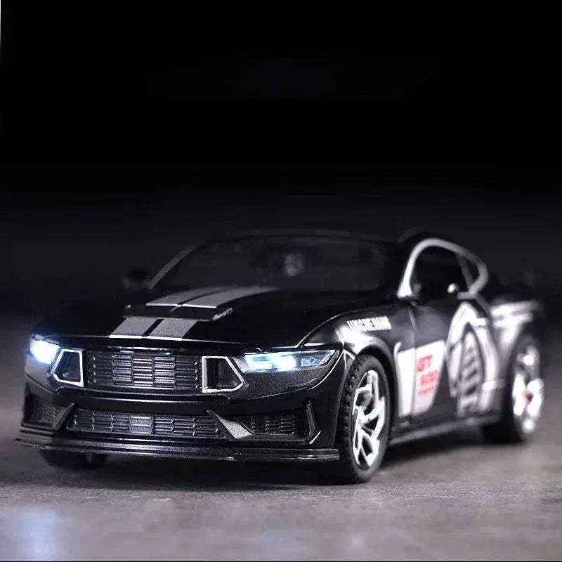 1 32 Diecast Alloy Pull Back Mustang Shelby GT500 Sound And Light