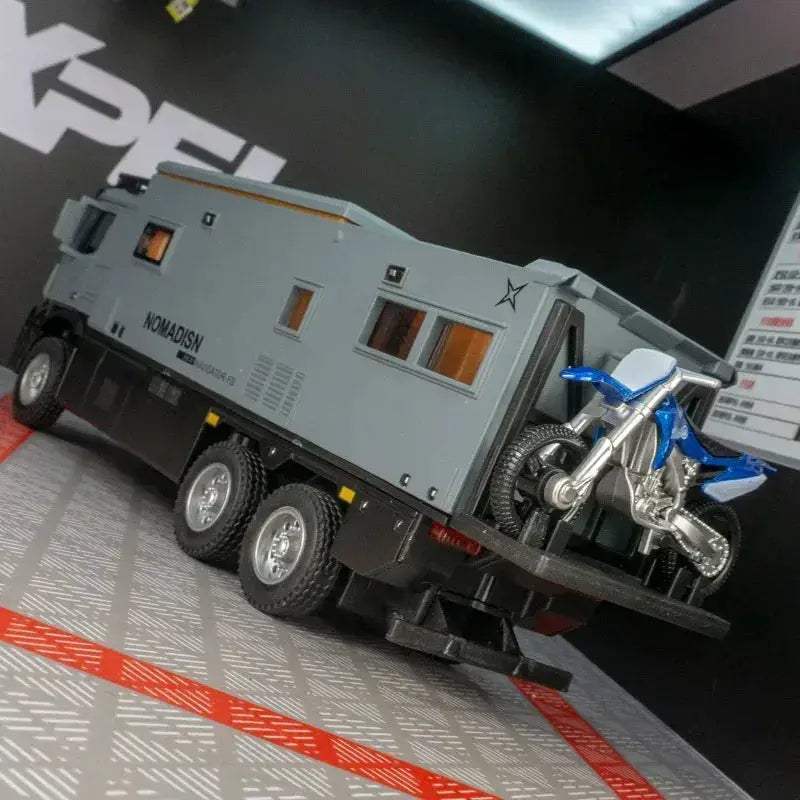 1:32 Diecast Benz Nomadism Off Road Alloy Camping RV Model - Image 6