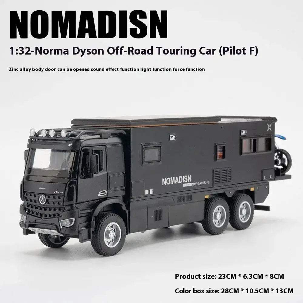 1:32 Diecast Benz Nomadism Off Road Alloy Camping RV Model - Image 9