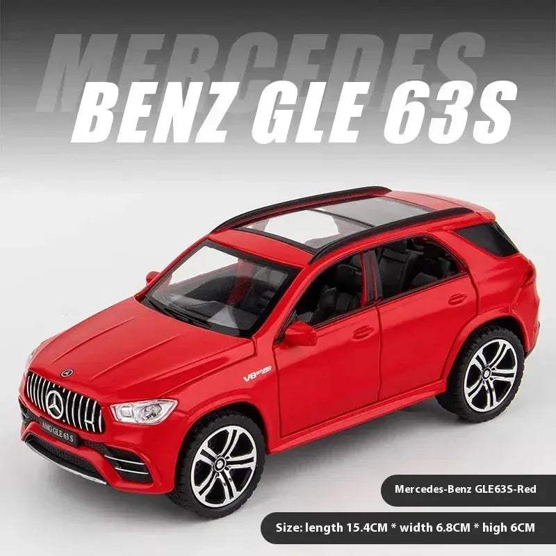 1:32 Diecast Mercedes Benz GLE 63S SUV Alloy Car Model Pull Back - Image 10