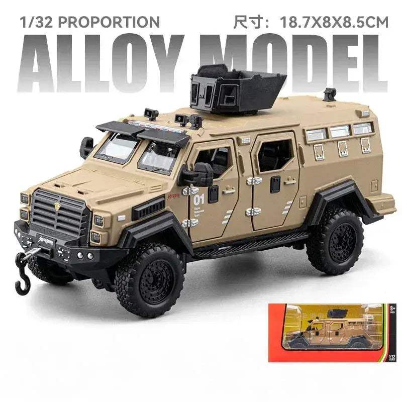 1:32 Ford F-550 Diecast Off-Road 4x4 Pull Back Model Car Sound Light - Image 12