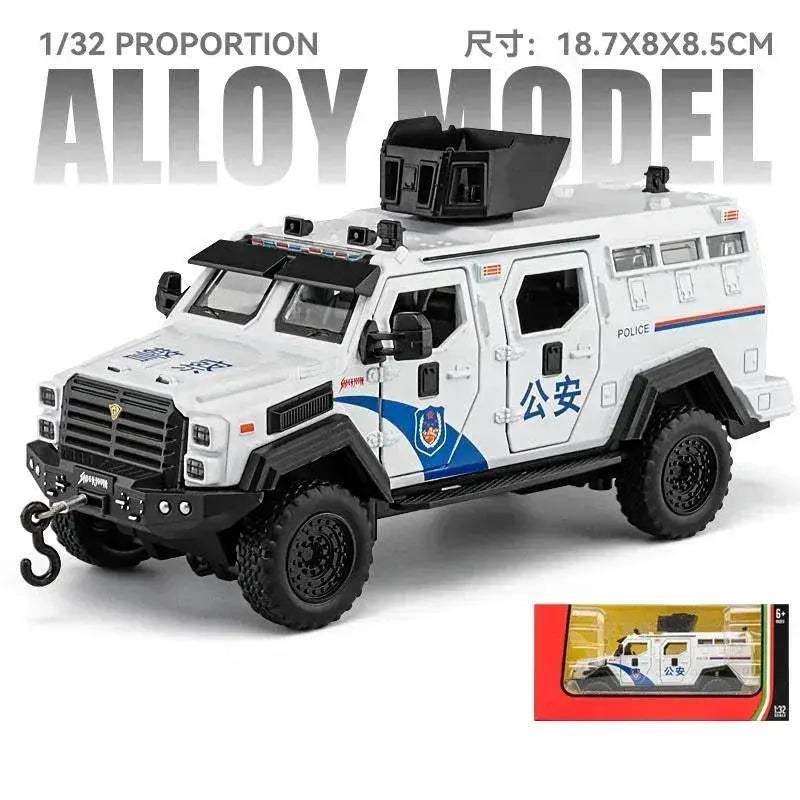 1:32 Ford F-550 Diecast Off-Road 4x4 Pull Back Model Car Sound Light - Image 15