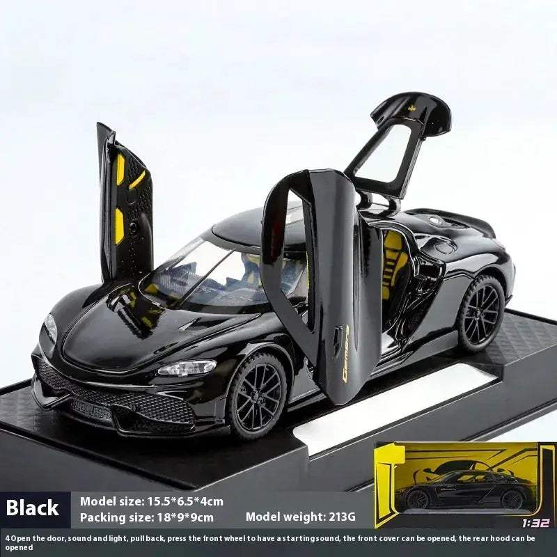 1:32 Gemera GT Diecast Metal Car Pull Back Sound And Light - Image 7