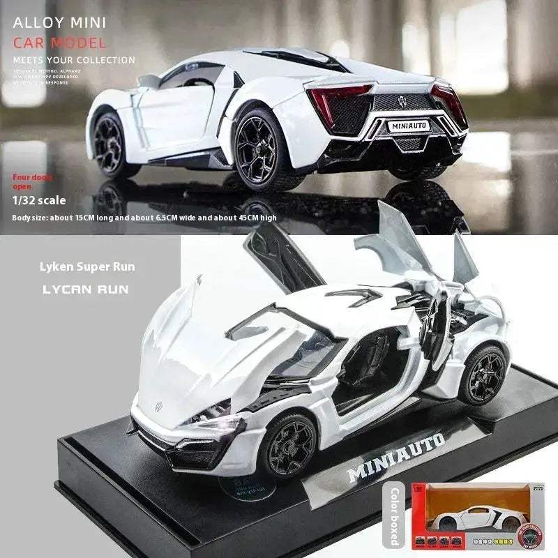 1:32 Lykan HyperSport Diecast Car, Alloy Metal, Sound And Light - Image 12