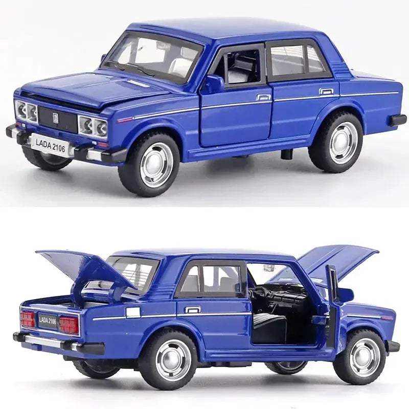 1/32 Scale LADA 2106 Diecast Car With Sound And Light For Collectors - Image 4