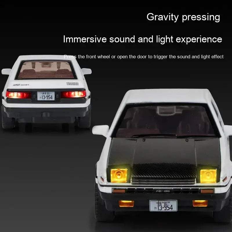 1:32 Toyota AE86 Die Cast Metal Pull Back Car - Image 5