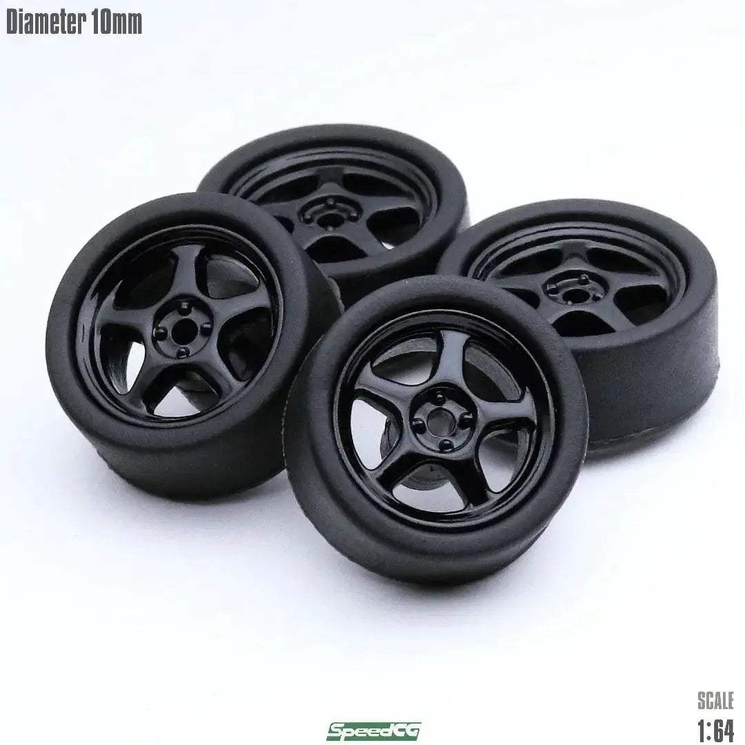 1/64 ABS Wheels with Rubber Tires for Model Car Racing - Image 23