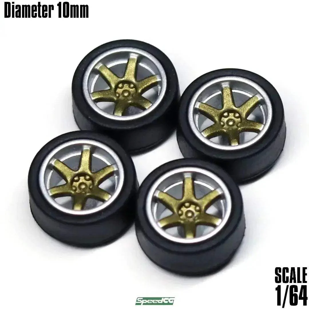 1/64 ABS Wheels With Rubber Tires For Model Cars Racing - Image 13