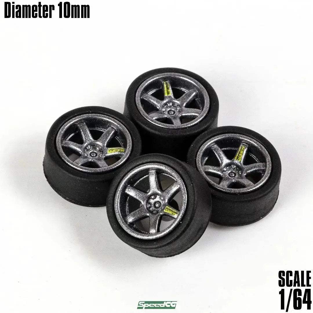 1/64 ABS Wheels With Rubber Tires For Model Cars Racing - Image 17