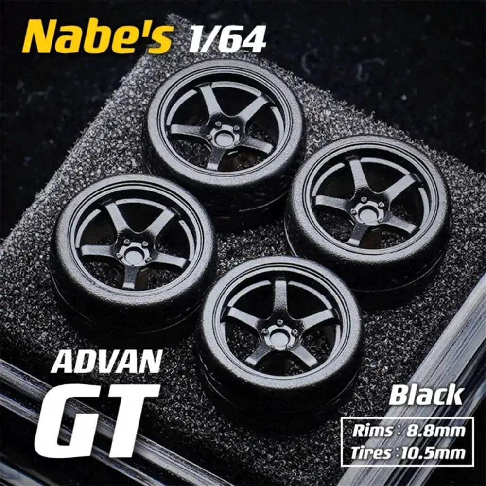 1/64 Diecast Wheels With Realistic Rubber Tires For MiniGT - Image 11