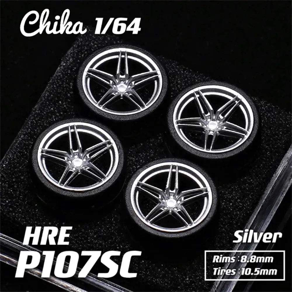 1/64 Diecast Wheels With Realistic Rubber Tires For MiniGT - Image 4