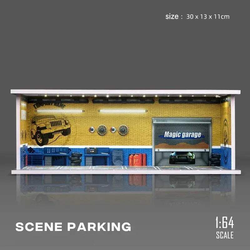 1/64 Garage Diorama With Lighting For Model Scenery - Image 13