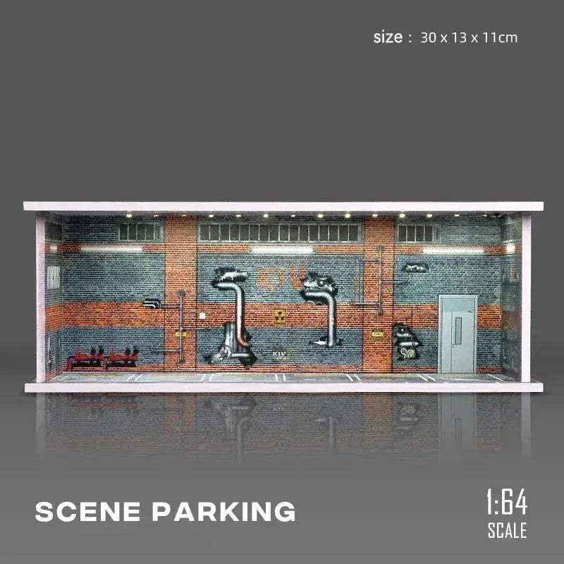 1/64 Garage Diorama With Lighting For Model Scenery - Image 17