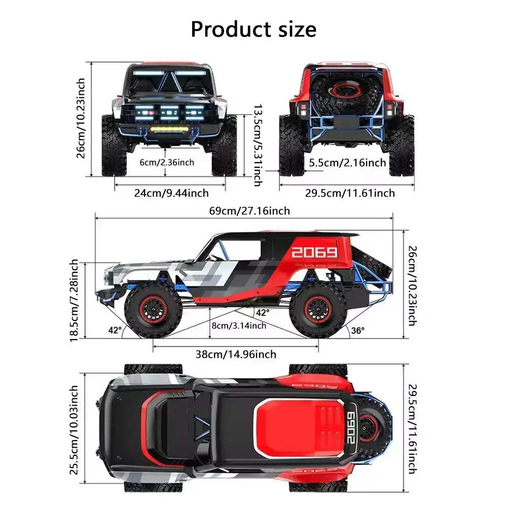 1/8 Scale RC Car With Brushless Power 4WD Offroad RTR - Image 5