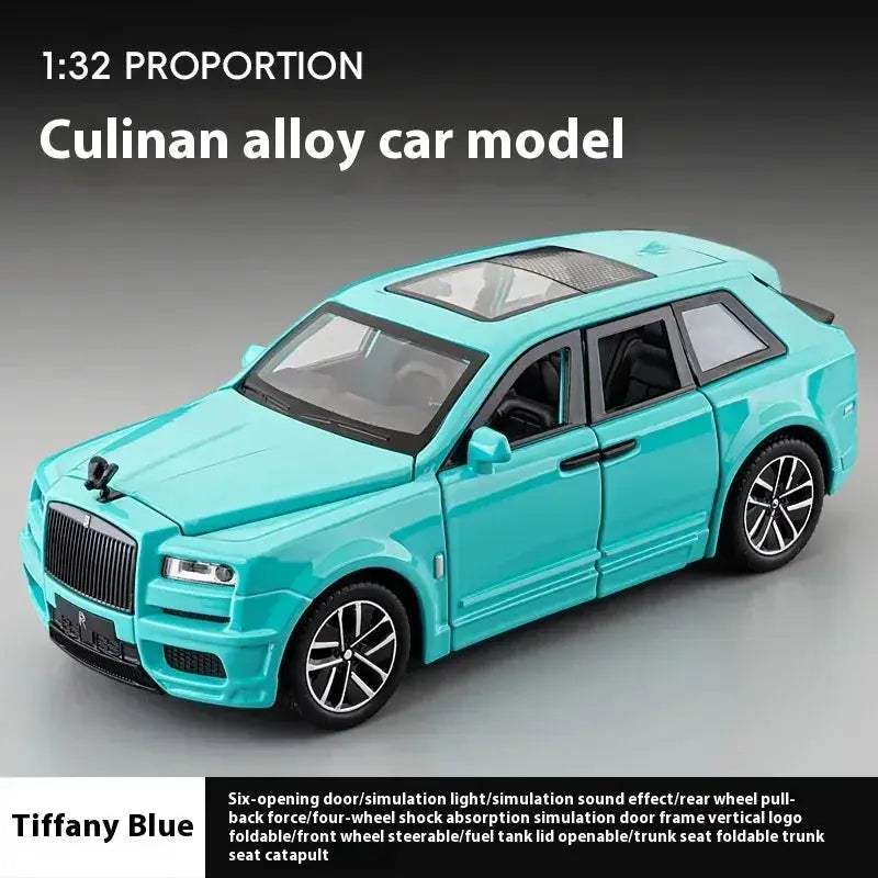 1 To 32 Rolls Royce Cullinan Diecast Metal Model Pull Back Toy Car - Image 8