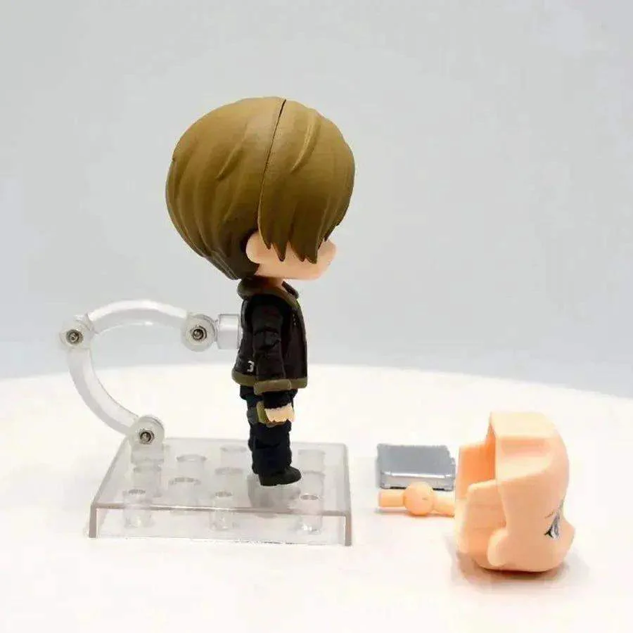 10cm Resident Evil Cute Figure, Kawaii Chibi Leon S. Kennedy Anime Action Figures - Image 11