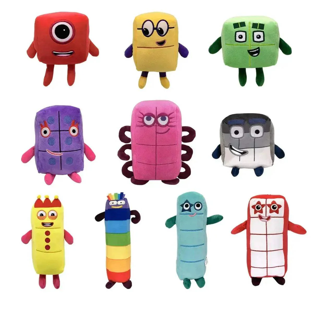 Educational Number Plush Toys Set For Early Learning