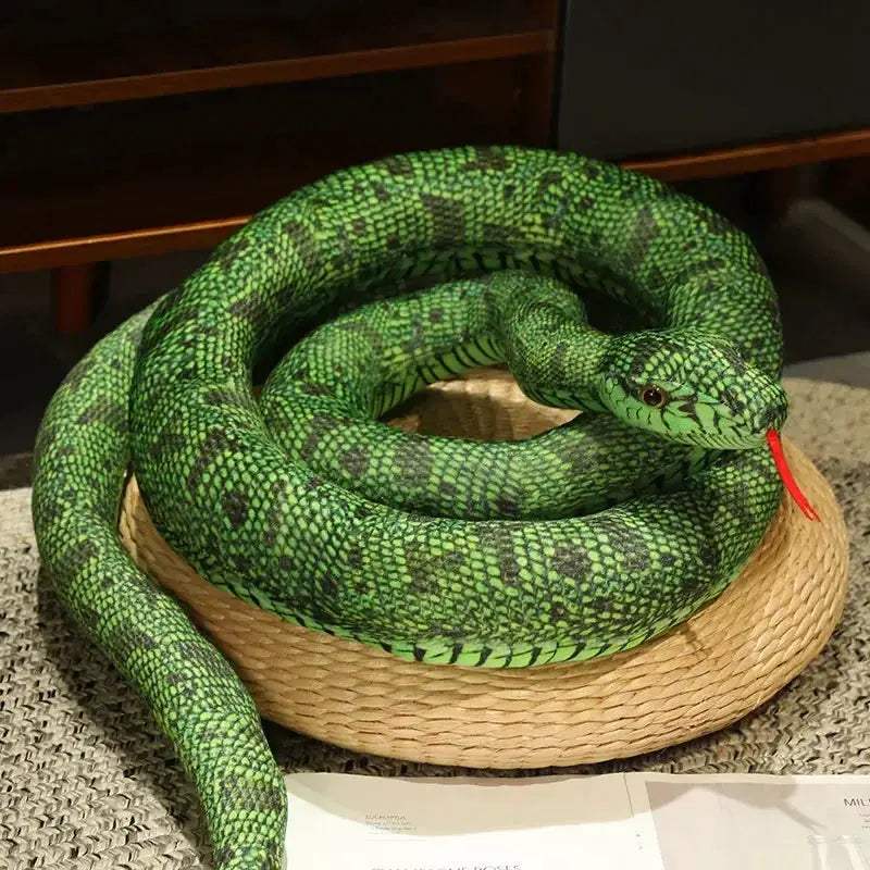 Gigantic 110 To 300cm Realistic Snake Plush Toy Soft Cushion - Image 10