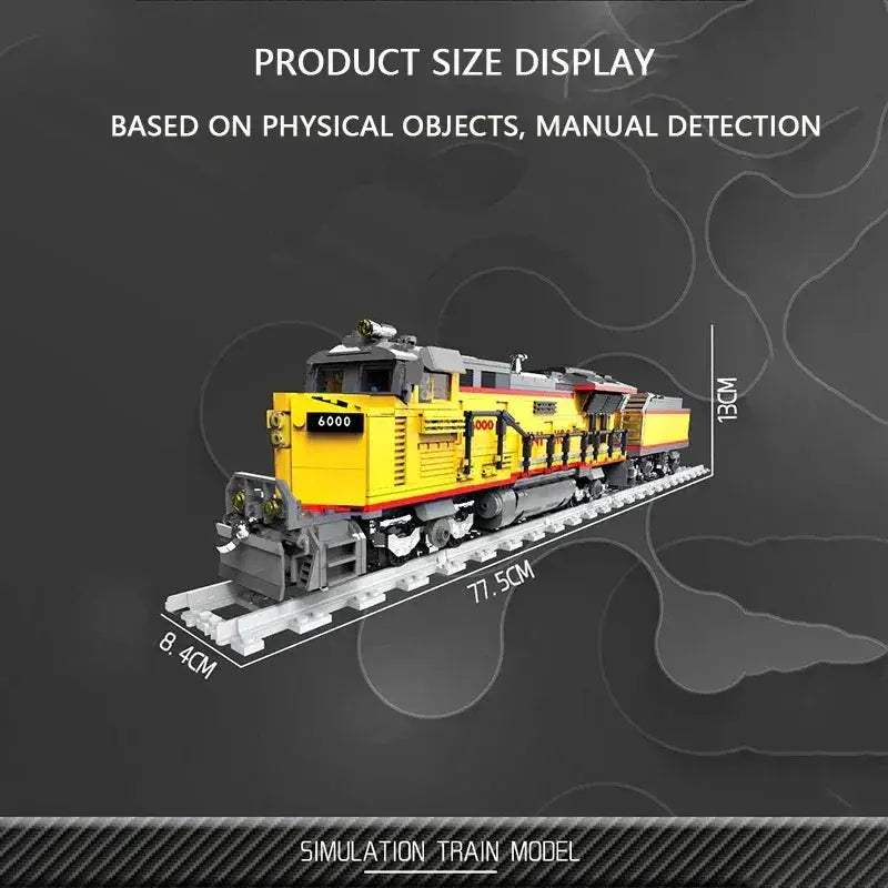 Educational Train Building Blocks Set With 1162 Pieces - Image 3