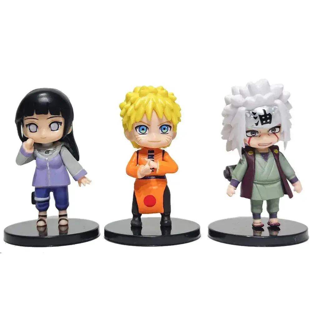 12 pcs set Naruto Shippuden Figurines, Sasuke Itachi Hinata Figure, Anime 3 in - Image 6
