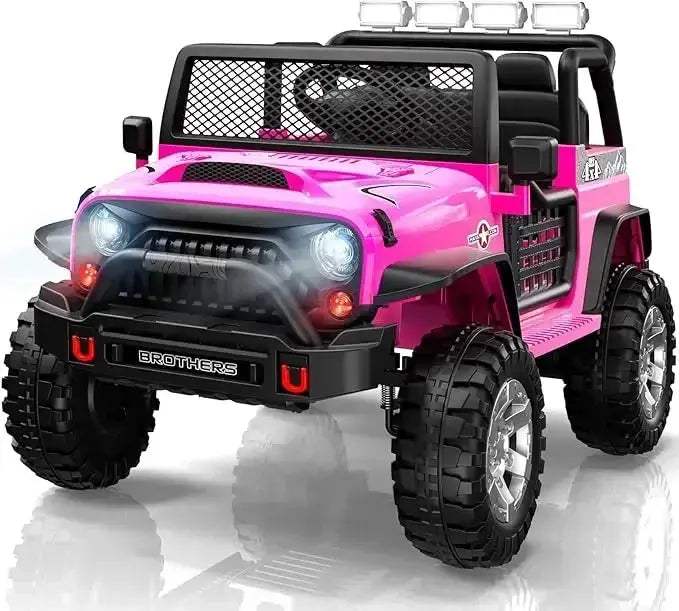 12V 2-Seater Kids Ride On Car With Bluetooth LED Lights - Image 7