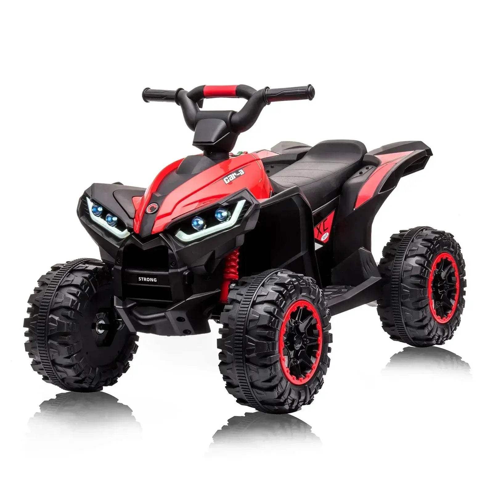 12V Kids Ride On ATV Quad Vehicle With LED Spotlight