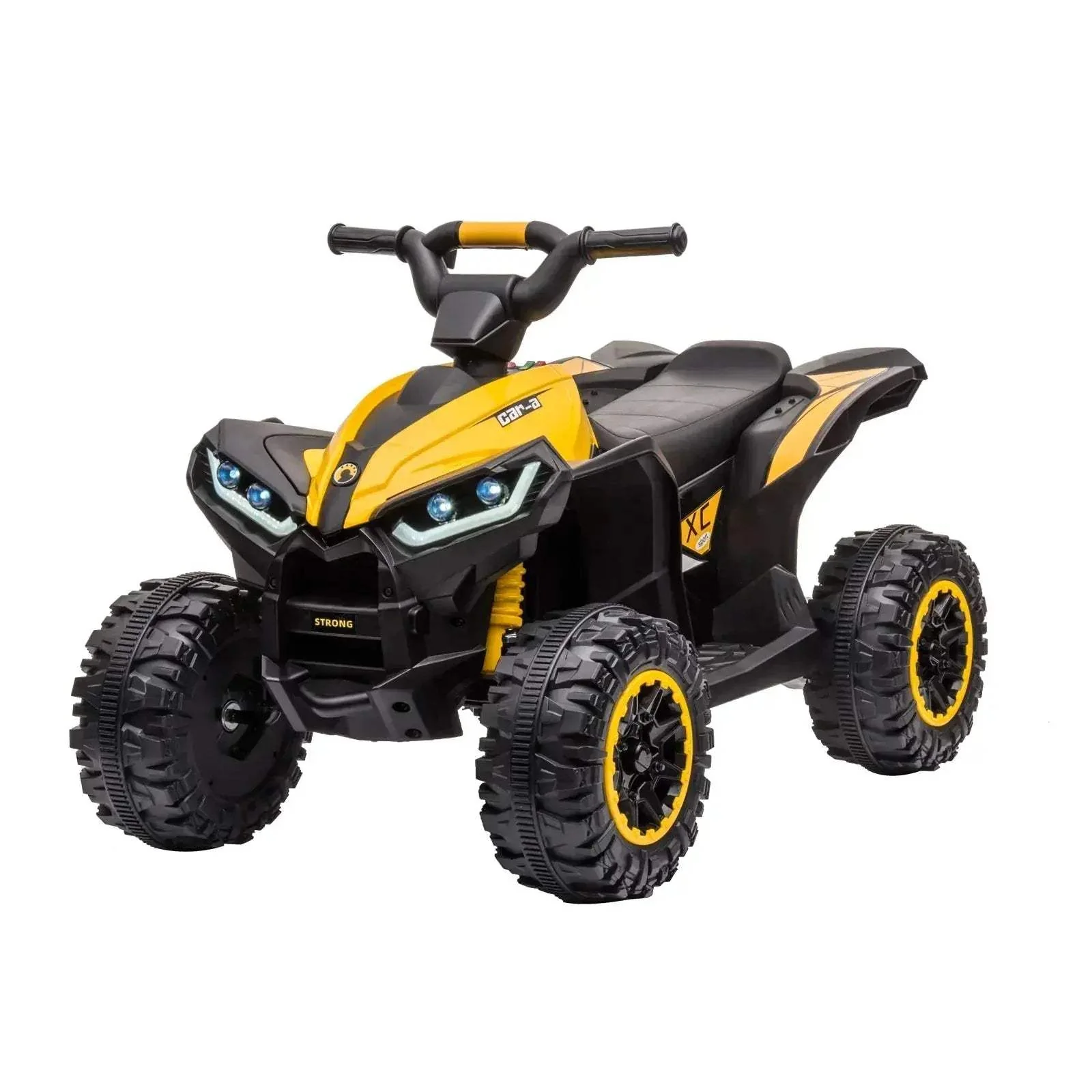 12V Kids Ride On ATV Quad Vehicle With LED Spotlight - Image 7