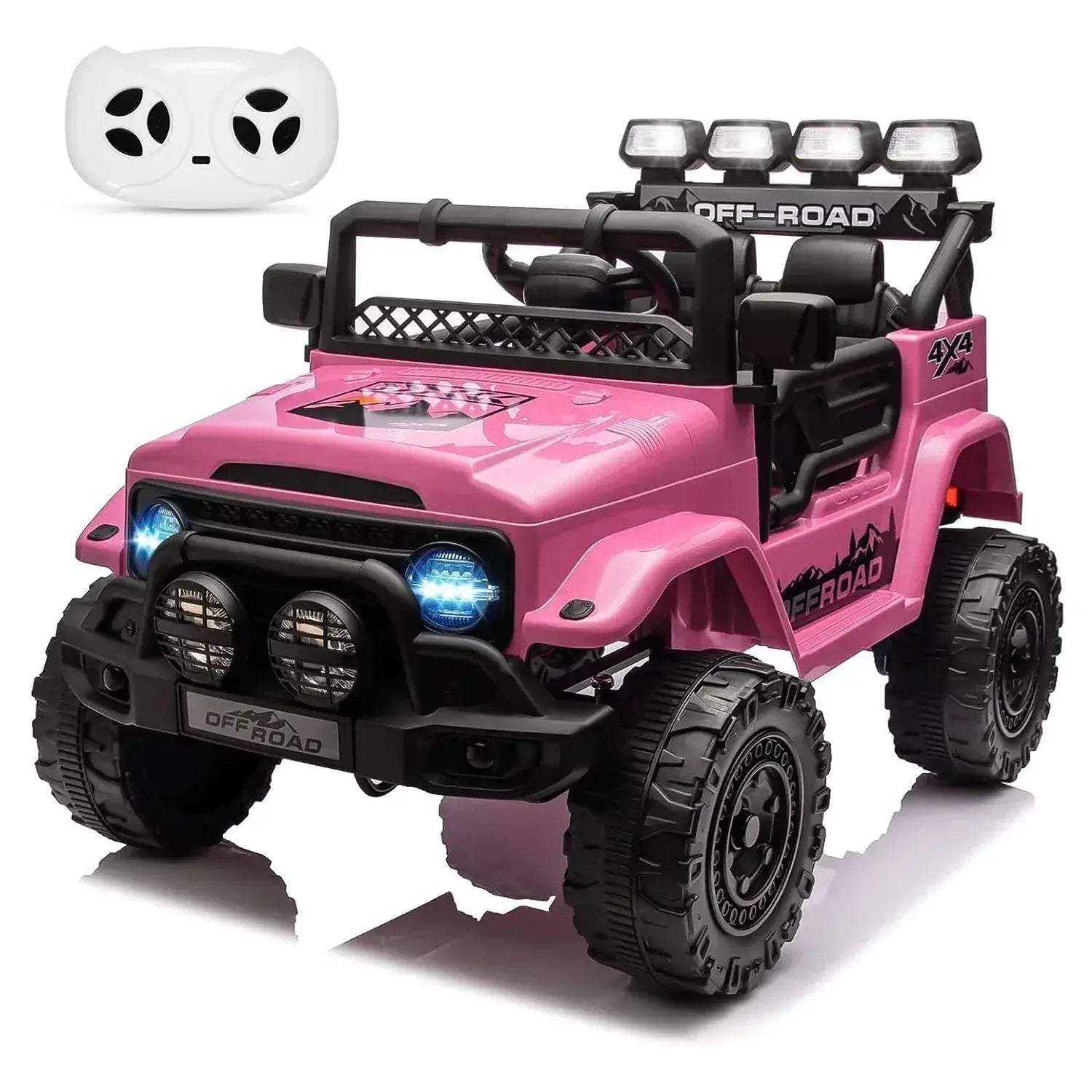 12V Kids Ride On Truck With Remote Control LED Lights - Image 8