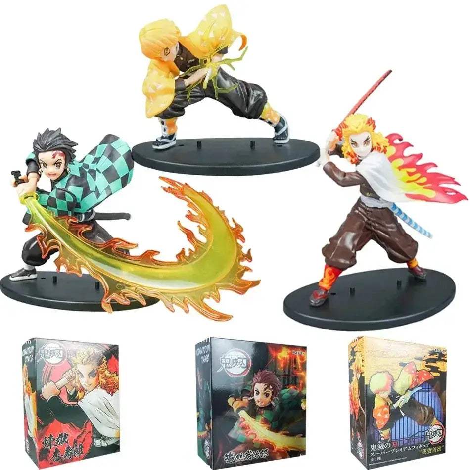 Demon Slayer Anime Figure PVC Model Tanjiro Premium Detail Gift - Image 7