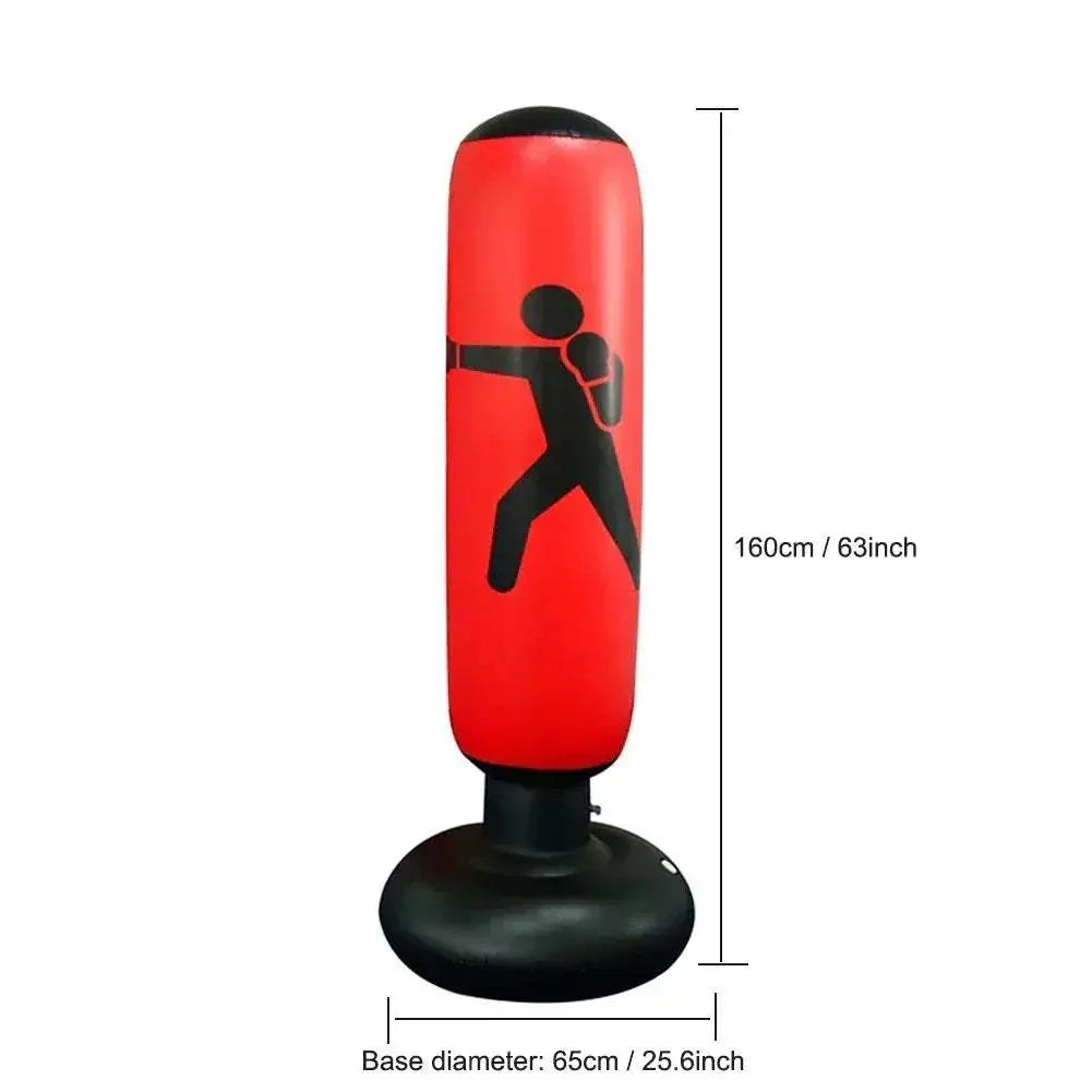 160cm Inflatable Boxing Bag For Home Fitness And Stress Relief - Image 3