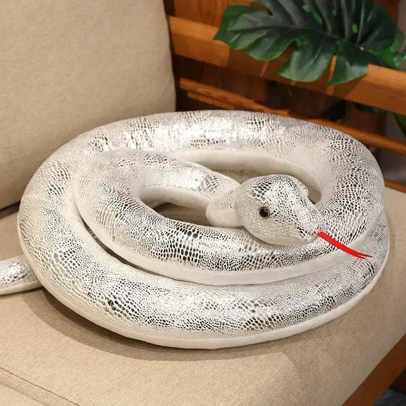 Giant Golden Python Plush Toy For Kids Deluxe Ultra Soft - Image 17