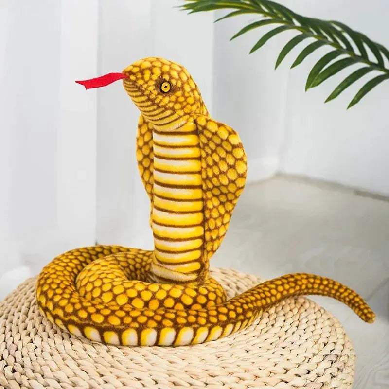 Giant Soft Plush Snake Toy 200cm 300cm Golden Python - Image 8