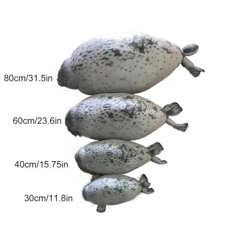 Chubby Blob Seal Pillow Plush Toy Ultra Soft Cuddle - Image 6