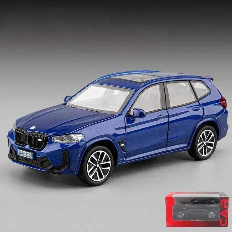 1to32 Diecast Metal BMW X3M SUV Sound and Light Pull-Back Model Car - Image 8
