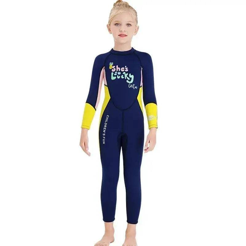 2.5mm Neoprene Kids Wetsuit Keeps Warm In Cold Water - Image 10
