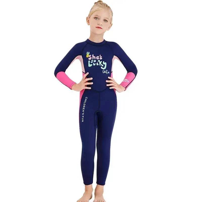 2.5mm Neoprene Kids Wetsuit Keeps Warm In Cold Water - Image 11