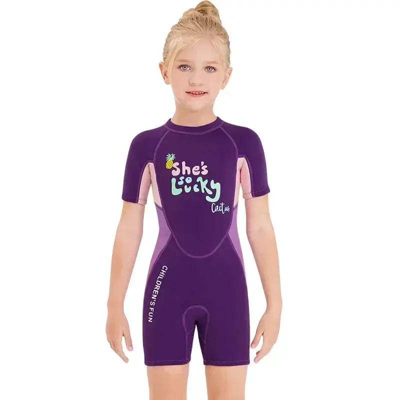 2.5mm Neoprene Kids Wetsuit Keeps Warm In Cold Water - Image 14