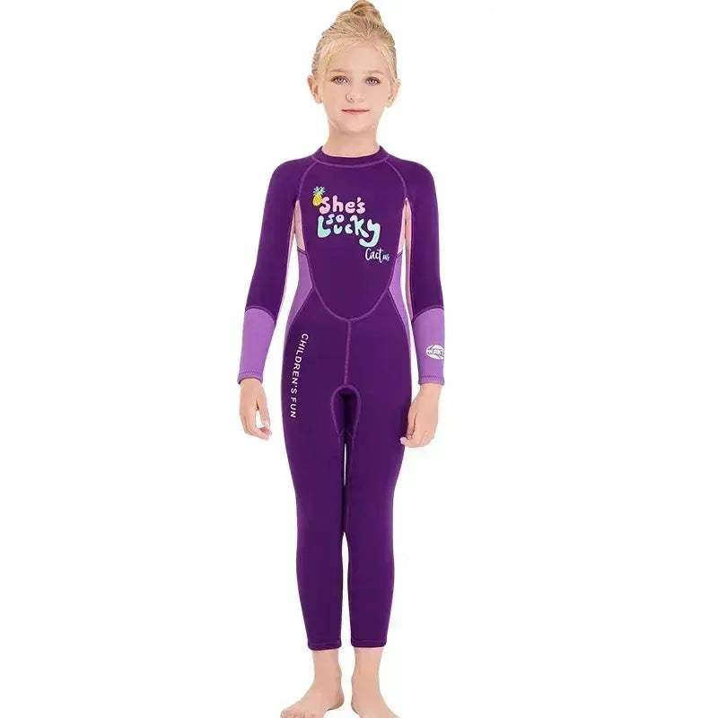 2.5mm Neoprene Kids Wetsuit Keeps Warm In Cold Water - Image 9