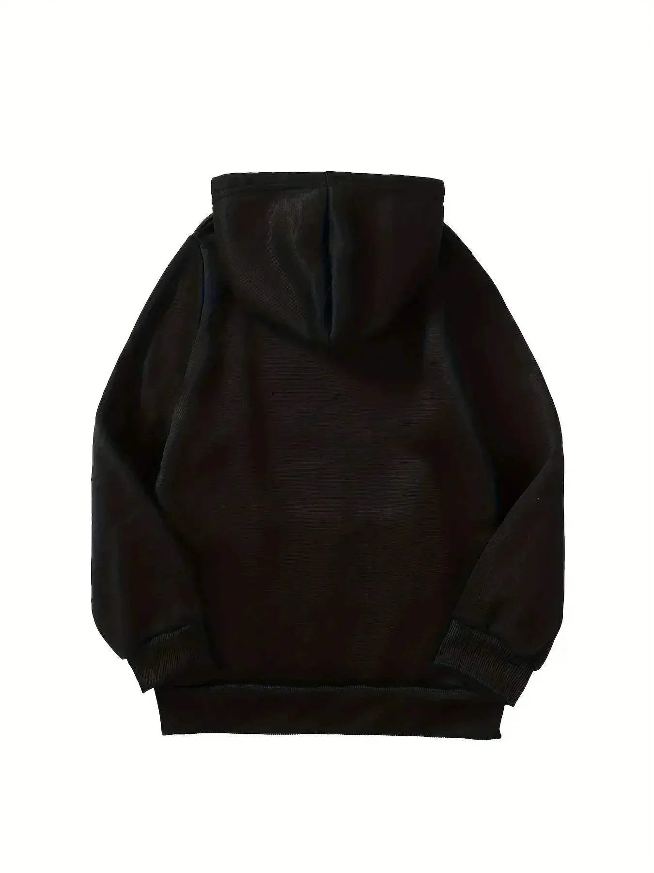 2-Piece Boy Basketball Player Graphic Sweatshirt with Hood + Pants, Cozy Casual Outdoor Set for Fall and Winter - Image 4