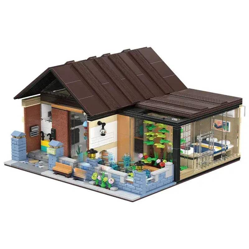 Educational Japanese Style Hut Building Blocks Street View Set - Image 10