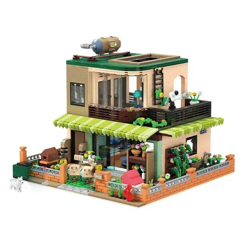 Educational Japanese Style Hut Building Blocks Street View Set - Image 12