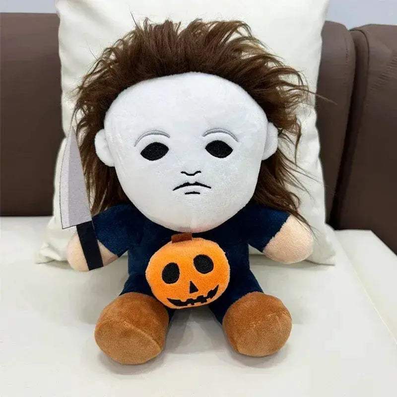 Michael Myers Plush Toy 25cm Horror Doll for Halloween Collectors - Image 4